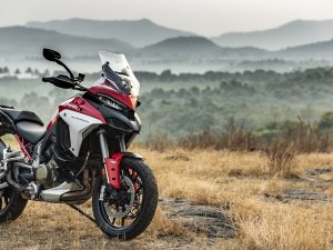 multistrada v4 right front three quarter